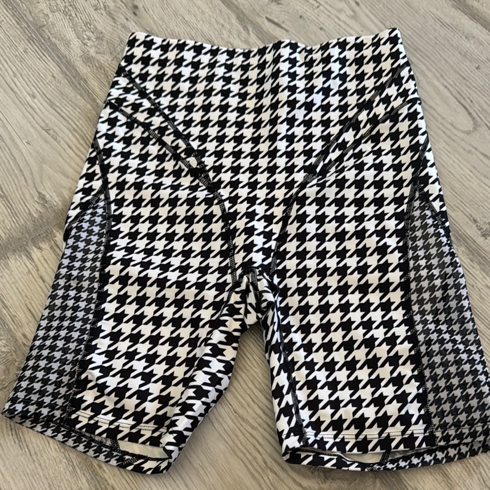 P.E.Nation black and white shorts size medium